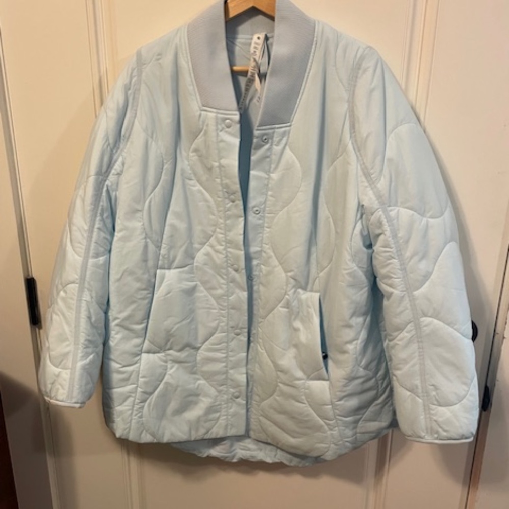 LULULEMON. QUILTED LIGHT INSULATED JACKET. BNWT - POWDER BLUE - Picture 4 of 7